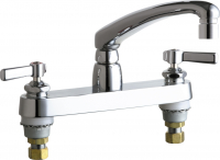 Chicago Faucets 1100-E35-369ABCP Kitchen Sink Faucet